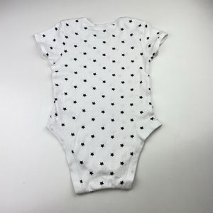 Unisex Primark, cotton bodysuit / romper, stars, FUC, size 2,  