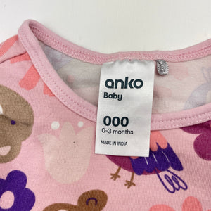 Girls Anko, stretchy bodysuit / romper, FUC, size 000,  