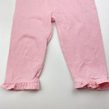 Load image into Gallery viewer, Girls So Cute, pink cropped leggings / bottoms, Inside leg: 21cm, GUC, size 2-3,  