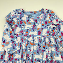 Load image into Gallery viewer, Girls Anko, cotton long sleeve dress, rabbits, FUC, size 1, L: 42cm
