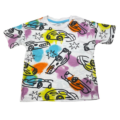 Boys KID, soft feel tee / top, racing cars, FUC, size 2,  