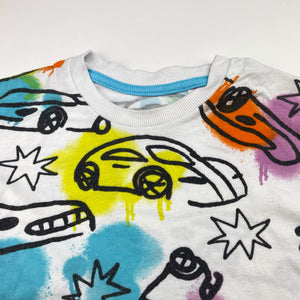 Boys KID, soft feel tee / top, racing cars, FUC, size 2,  