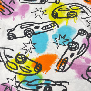Boys KID, soft feel tee / top, racing cars, FUC, size 2,  