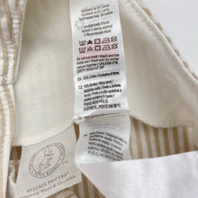Load image into Gallery viewer, Unisex Beatrix Potter, Peter Rabbit, embroidered cotton romper, small mark on inside bib, GUC, size 0,  