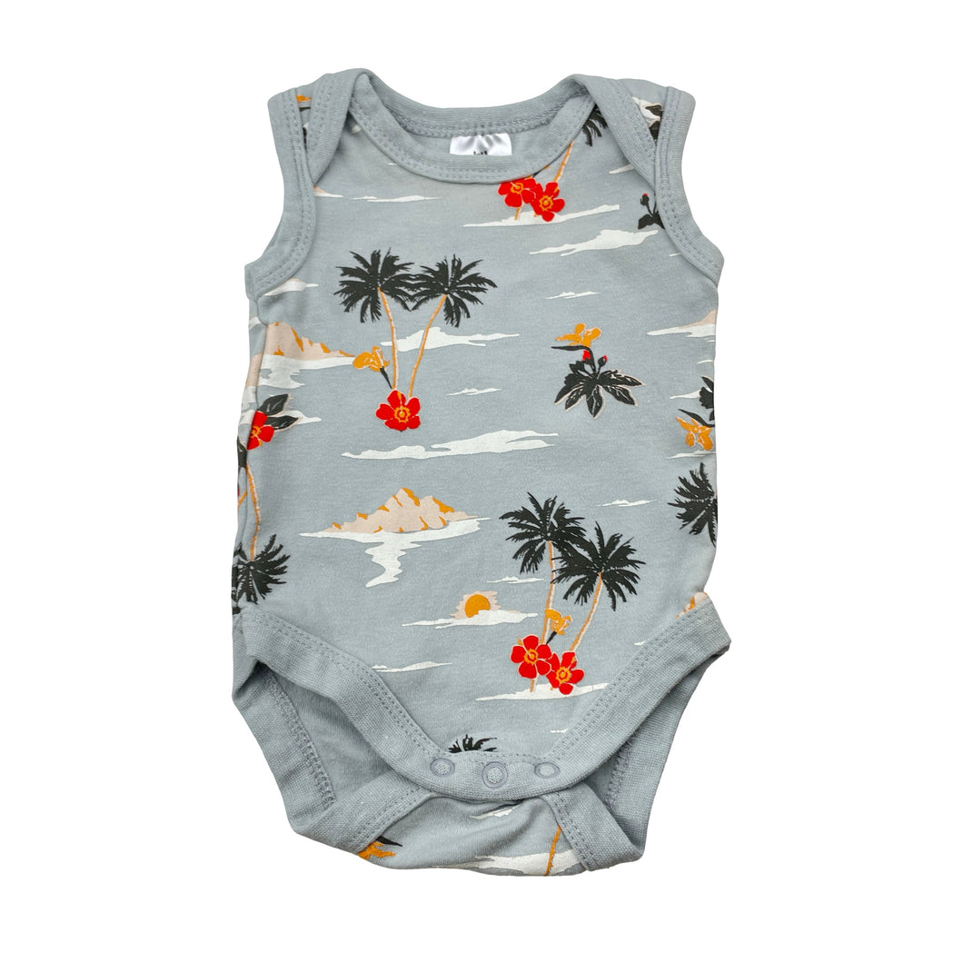 Unisex Baby Berry, cotton singletsuit romper, GUC, size 0000,  