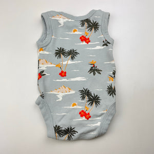 Unisex Baby Berry, cotton singletsuit romper, GUC, size 0000,  
