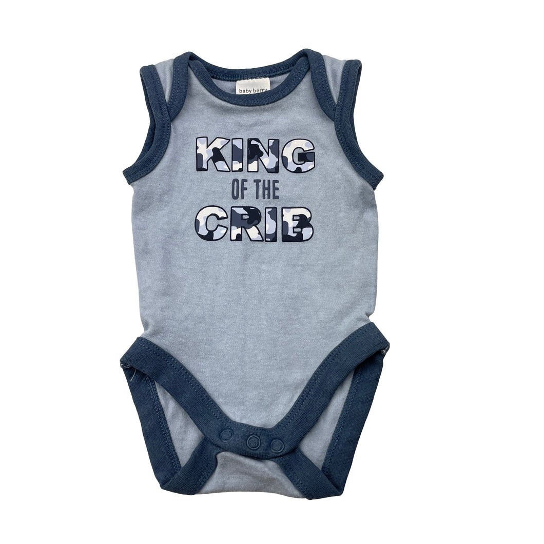 Boys Baby Berry, cotton singletsuit romper, GUC, size 0000,  