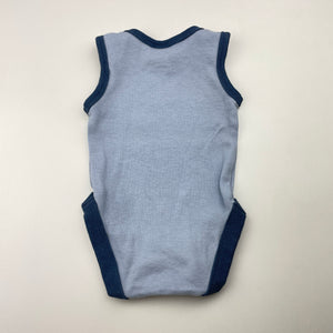 Boys Baby Berry, cotton singletsuit romper, GUC, size 0000,  
