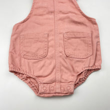 Load image into Gallery viewer, Girls Baby Berry, pink cotton romper, GUC, size 0,  