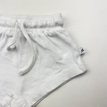 Load image into Gallery viewer, Girls Mini Heritage, organic cotton blend shorts, elasticated, EUC, size 0,  