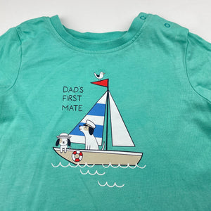 Boys Dymples, cotton tee / top, boat, FUC, size 2,  