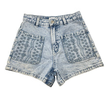 Load image into Gallery viewer, Girls Target, blue denim shorts, W: 29cm across, FUC, size 9,  