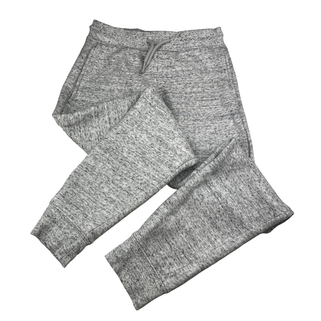Unisex Anko, grey marle fleece lined track pants, Inside leg: 59cm, FUC, size 10,  