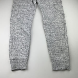 Unisex Anko, grey marle fleece lined track pants, Inside leg: 59cm, FUC, size 10,  