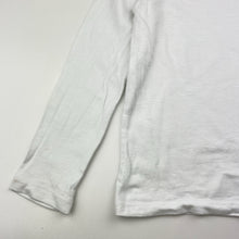 Load image into Gallery viewer, Unisex Anko, white cotton long sleeve tee / top, FUC, size 5,  