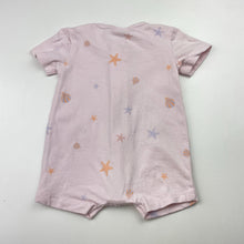 Load image into Gallery viewer, Girls Baby Berry, organic cotton blend zip romper, GUC, size 0000,  