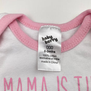 Girls Baby Berry, soft cotton bodysuit / romper, koala, EUC, size 000,  