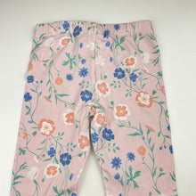 Load image into Gallery viewer, Girls Lily &amp; Dan, floral stretchy leggings, Inside leg: 39cm, GUC, size 6,  