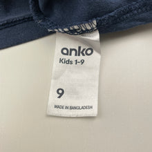 Load image into Gallery viewer, Boys Anko, navy cotton tee / top, GUC, size 9,  