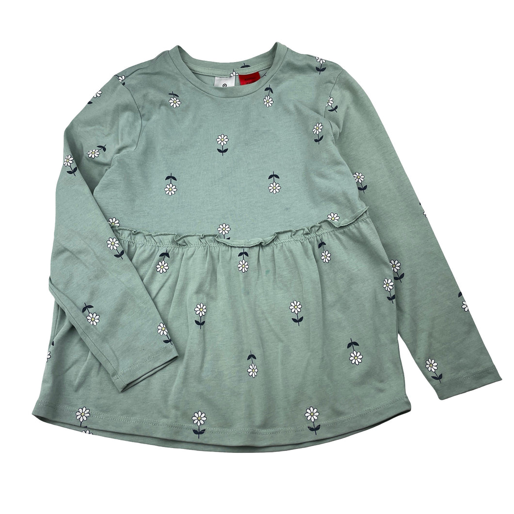 Girls Target, floral long sleeve pyjama top, FUC, size 5,  