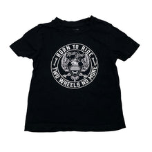 Load image into Gallery viewer, Boys Favourites, black cotton tee / top, EUC, size 2,  