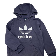 Load image into Gallery viewer, Unisex Adidas, blue hoodie sweater, wash fade, FUC, size 6-7,  