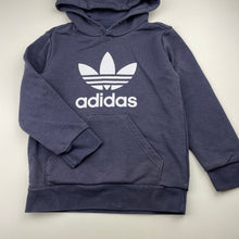 Load image into Gallery viewer, Unisex Adidas, blue hoodie sweater, wash fade, FUC, size 6-7,  
