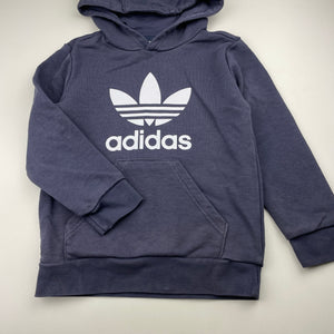 Unisex Adidas, blue hoodie sweater, wash fade, FUC, size 6-7,  