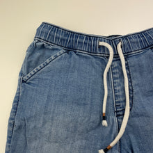Load image into Gallery viewer, Boys 1964 Denim Co, lightweight stretch denim shorts, elasticated, FUC, size 5,  