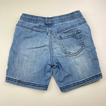 Load image into Gallery viewer, Boys 1964 Denim Co, lightweight stretch denim shorts, elasticated, FUC, size 5,  