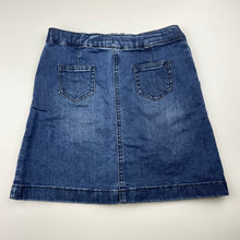 Load image into Gallery viewer, Girls Country Road, lightweight stretch denim skirt, adjustable, L: 33cm, FUC, size 5,  