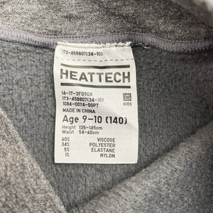 Girls Uniqlo, HEATTECH fleece lined leggings, Inside leg: 49.5cm, EUC, size 9-10,  