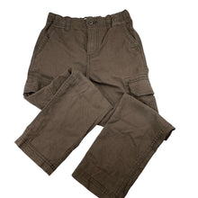Load image into Gallery viewer, Boys Cotton On, brown cotton cargo pants, adjustable, Inside leg: 56.5cm, GUC, size 8,  