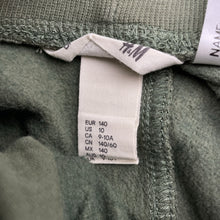 Load image into Gallery viewer, Boys H&amp;M, khaki fleece lined track pants, elasticated, Inside leg: 54cm, FUC, size 10,  