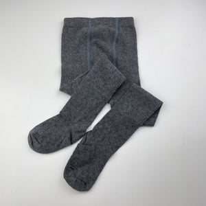 Girls H&M, grey stretchy stockings, EUC, size 5-6,  