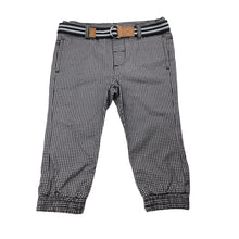 Load image into Gallery viewer, Boys Peter Morrissey, houndstooth cotton pants, adjustable, Inside leg: 26.5cm, EUC, size 1,  