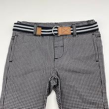 Load image into Gallery viewer, Boys Peter Morrissey, houndstooth cotton pants, adjustable, Inside leg: 26.5cm, EUC, size 1,  