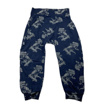 Load image into Gallery viewer, Boys Tilt, lightweight stretchy pants, elasticated, dinosaurs, GUC, size 3,  