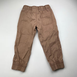 Boys Tilt, cotton casual pants, elasticated, Inside leg: 33.5cm, GUC, size 2,  