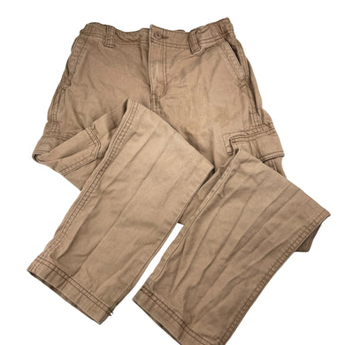 Boys Cotton On, cotton cargo pants, adjustable, Inside leg: 60cm, mark back left hem, FUC, size 9-10,  