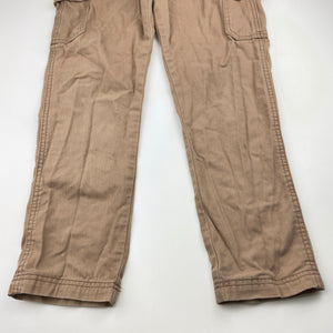 Boys Cotton On, cotton cargo pants, adjustable, Inside leg: 60cm, mark back left hem, FUC, size 9-10,  