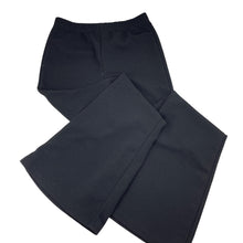 Load image into Gallery viewer, Girls SHEIN, black flared pants, elasticated, Inside leg: 64cm, EUC, size 11-12,  