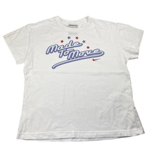 Load image into Gallery viewer, Womens Nike, white cotton tee / top, L: 50.5cm, armpit to armpit: 48.5cm, light marks left shoulder, FUC, size M,  