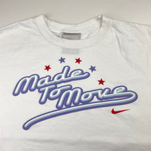 Load image into Gallery viewer, Womens Nike, white cotton tee / top, L: 50.5cm, armpit to armpit: 48.5cm, light marks left shoulder, FUC, size M,  