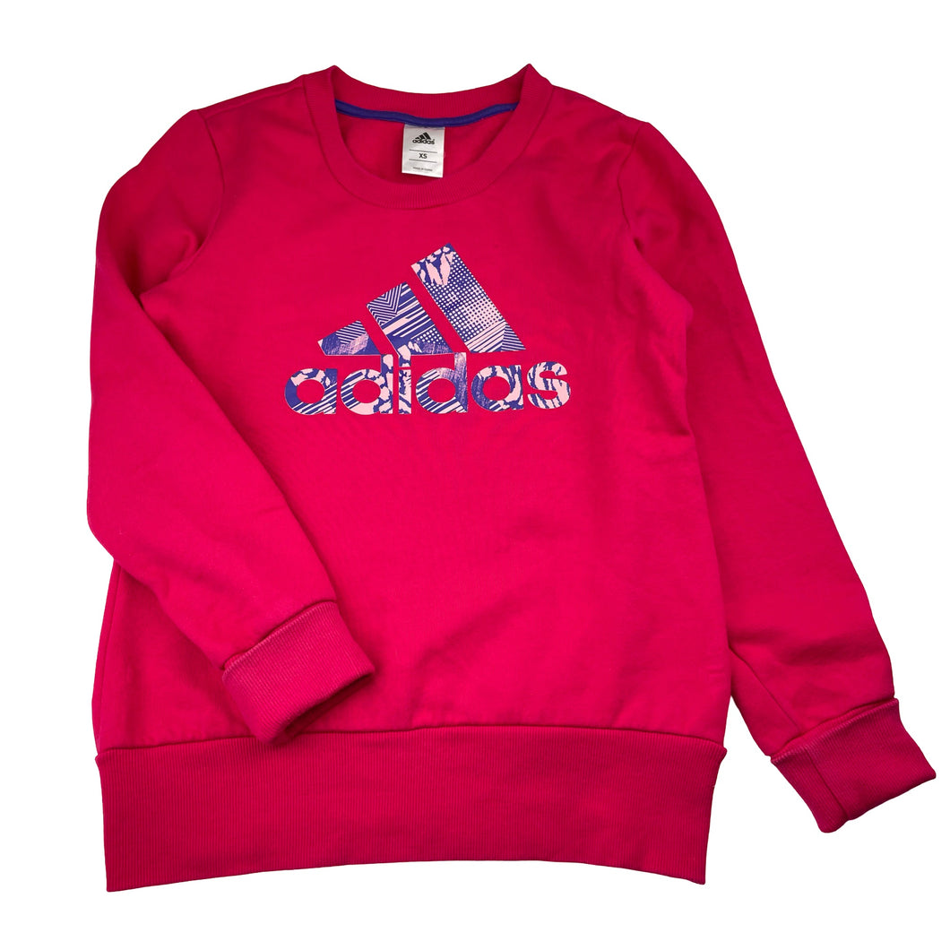 Womens Adidas, fleece lined sweater / jumper, light marks on cuffs, FUC, size XS,  