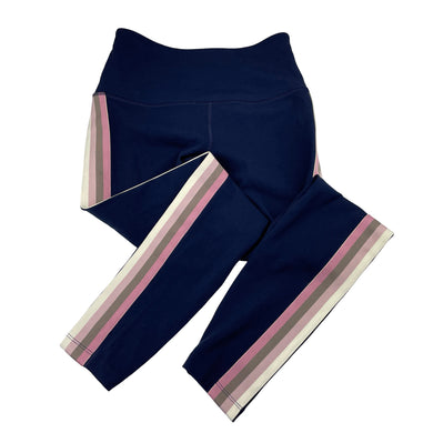 Womens LORNA JANE, navy sports / activewear leggings, Inside leg: 60cm, EUC, size XS,  