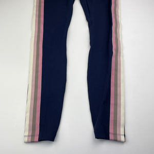 Womens LORNA JANE, navy sports / activewear leggings, Inside leg: 60cm, EUC, size XS,  