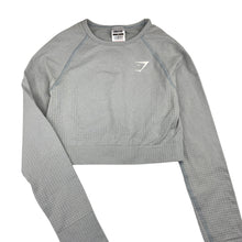 Load image into Gallery viewer, Womens GYMSHARK, cropped long sleeve activewear top, EUC, size XS,  