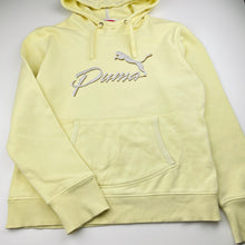 Load image into Gallery viewer, Womens PUMA, fleece lined hoodie sweater, light mark pocket, FUC, size 12,  