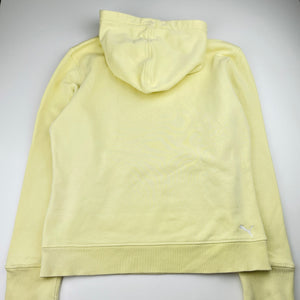Womens PUMA, fleece lined hoodie sweater, light mark pocket, FUC, size 12,  